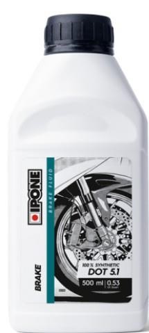 IPONE PŁYN HAMULCOWY BRAKE FLUID DOT 4 500ML 100% SYNTETYK (ZGODNY RÓWNIEŻ Z DOT 3) (12) ZASTĘPUJE 800312 (1)