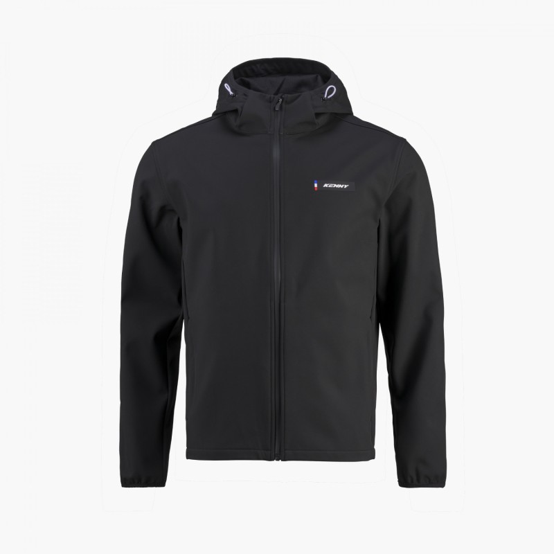 KENNY RACING KURTKA PRZECIWDESZCZOWA SOFTSHELL SAFARI BLACK ROZMIAR XXL (1)