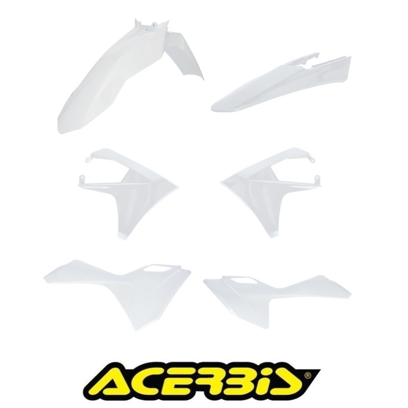 ACERBIS KOMPLET PLASTIKÓW GAS GAS EC 125/250/250 F 24-25, EC300 24-27, EC350 F 24-27, EC450 F 24-25, EC500 F 24-26 KOLOR BIAŁY (1)