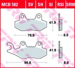 mini: TRW Klocki hamulcowe przód YZ 125/250 '90-97 RM125/250 '89-95  KH135 FA135 (1)