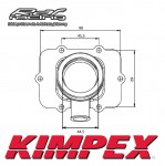Kimpex Króciec gaźnika Ski-Doo MX-Z500 GSX500 GTX500 07-102-04 420867887