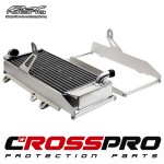 CROSSPRO 2CP06001240001 Osłony chłodnic aluminiowe Yamaha YZ250F 14-18 YZ450F \'14-17 kolor srebrny MODEL LIGHT