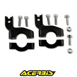 mini: Acerbis 0008158.090 Zestaw montażowy osłon dłoni Uniko KTM Suzuki Yamaha Honda Kawasaki Husqvarna Beta kolor czarny (1)