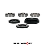 BWX WBK30029 zestaw łożysk i uszczelniaczy koła tylnego Honda TRX350 \'00-06 TRX400 \'95-07 TRX450 \'98-04 TRX500 \'01-14