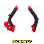 mini: Acerbis 0023600.349 Osłony ramy X-Grip Husqvarna FC250 FC350 FC450 TC125 TC250 \'19-22 FE250 FE350 FE450 FE501 TE150 TE250 TE300 TX300 FX350 FX450 \'20-23 KOLOR CZERWONY-CZARNY (1)