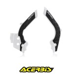 mini: Acerbis 0023600.878 Osłony ramy X-Grip Husqvarna FC250 FC350 FC450 TC125 TC250 \'19-22 FE250 FE350 FE450 FE501 TE150 TE250 TE300 TX300 FX350 FX450 \'20-23 KOLOR BIAŁY-CZARNY (1)