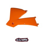 Cemoto 282410 Osłony baku KTM EXC 125/200/250/300 EXC-F 250/450/500 SX-F 450/525 \'03-04 SX 125/200/250 \'01-04 kolor pomarańczowy