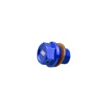 Scar Racing MODP100 Śruba spustu oleju M10x1,25 z magnesem Yamaha YZ250F \'01-25 YZ450F \'03-25 YZ125 \'05-25 WR250F \'01-25 KOLOR NIEBIESKI