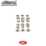 JMP 7170987 Komplet śrub zębatki tył M8 8x1.25 długość 30mm Aprilia MXV RXV SXV 450/550 '0615 Honda CR 85/125/250/500 '8107 CRF 150/250/450 '0324 XR650 '0007 Kawasaki KX 125/250 '9408 KX250/450F '0424 KLX450 '0724 Yamaha YZ 125/250 '8615 YZ250/250F '0115