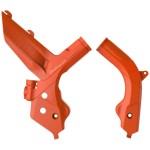 Polisport Osłony ramy KTM SX SX-F EXC EXC-F 125/150/250/300/350/450/500 19-23 pomarańczowe