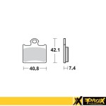 Prox Klocki Hamulcowe tył KTM SX85 Freeride 250/350 Husqvarna TC85 11-20 (FA602)