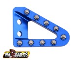 Fm-Parts Stopka dźwigni hamulca tył szeroka niebieska KTM EXC EXC-F SX SX-F Husqvarna TE FE TC FC Gas Gas MC EC 150/250/300/350/450/500 16-23