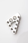 Fm-Parts Stopka dźwigni hamulca tył szeroka srebrna KTM EXC EXC-F SX SX-F Husqvarna TE FE TC FC Gas Gas MC EC 150/250/300/350/450/500 16-23