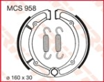Obrazek dla: TRW ZF SZCZĘKI HAMULCOWE YAMAHA YFM 350 / 400 / 600 TYŁ (160X30MM) (Y516)