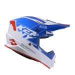 mini: KENNY RACING KASK CROSS/ENDURO TRACK KID/JUNIOR/DZIECIĘCY GRAPHIC FOCUS PATRIOT KOLOR NIEBIESKI/BIAŁY/CZERWONY ROZMIAR L ( 51 - 52 CM ) (1)