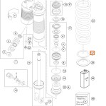 mini: KTM Podkładka sprężyny amortyzatora D=58 58,6x73,6x1,5 (2)