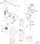 mini: KTM Sprężyna odbicia amortyzatora (3,2) 30-30 | OEM 50180780 (2)