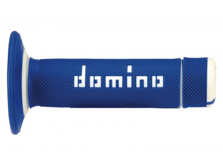 Manetki Domino A020 niebiesko białe CROSS ENDURO