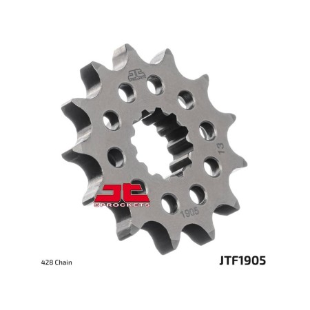 JT Sprockets JTF1905.13 Zębatka przednia Racing 13 zębów rozmiar 428 KTM SX85 '1824 Husqvarna TC85 '1824 Gas Gas MC85 '2224