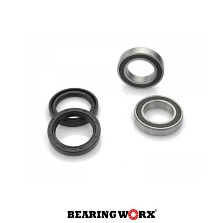 Bearing Worx WBK90022 Zestaw łożysk i uszczelniaczy koła przedniego Kawasaki KX250F 2123 KX250X 2123 KX450F 1923 KX450X 2123 Suzuki RMX450 1019 RMZ250 0722 RMZ450 0522 Yamaha YZ250F 1423 YZ250FX 1523 YZ450F 1423 YZ450FX 1623 WR250F 2023 WR450F 1923 ( 251482 )