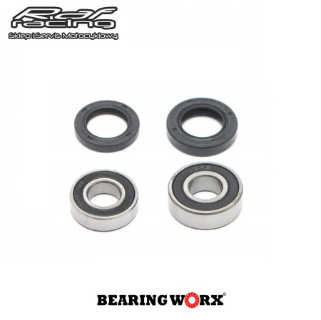 Obrazek dla: Bearing Worx WBK30010 Zestaw łożysk i uszczelniaczy koła tylnego Honda CR80R 8602 CR85R 0307 Suzuki RM80 8689 przód Suzuki GS400X 7778 T500 Titan 75 TS250 Savage 7576 TS400 Apache 7277