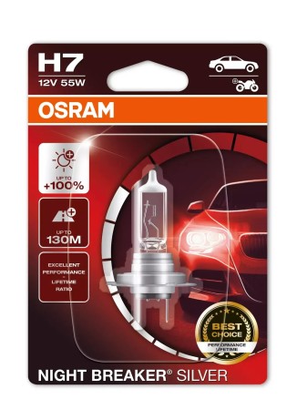 Osram Żarówka H7 12V 55W Night Braker Silver