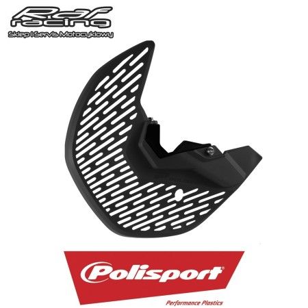 Polisport 8158700001 Osłona tarczy hamulcowej przedniej z osłonami dolnej części amortyzatorów Beta RR 125/200/250/300/350/390/430/480 '1924 KOLOR CZARNY