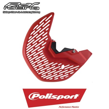 Polisport 8158700003 Osłona tarczy hamulcowej przedniej z osłonami dolnej części amortyzatorów Beta RR 125/200/250/300/350/390/430/480 '1924 KOLOR CZERWONY