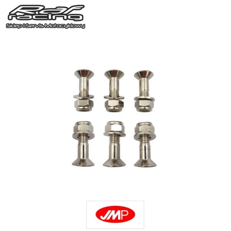 JMP 7170986 Komplet śrub zębatki tył M8 8x1.25 długość 28mm KTM EXC 125/150/250/300 '9324 EXCF 250/350/450/500 '0824 SX 50/65/85/125/150/250 '9625 SXF 250/350/450 '0925 Husqvarna FC 250/350/450 FE 250/350/450 TC 65/85/125/250 TE 125/150/250/300 '1424 Gas Gas MC 65/85/125 '2124 Honda CRF 50/70 '0424
