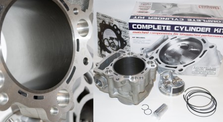 CYLINDER WORKS CYLINDER KOMPLETNY YAMAHA YFM 700 GRIZZLY '07'13, RHINO '08'13 BIG BORE (+3MM=727CM3) (TULEJA ŻELIWNA)
