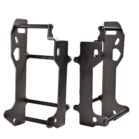 CROSSPRO OSŁONA CHŁODNICY ALUMINIOWA MODEL LIGHT: KTM SX/SXF/XC/XCF '11'14, EXC 250/300 '12'16, HUSQVARNA TC/TE/FC '14'16 , HUSABERG TE '12'13 KOLOR CZARNY ANODOWANY
