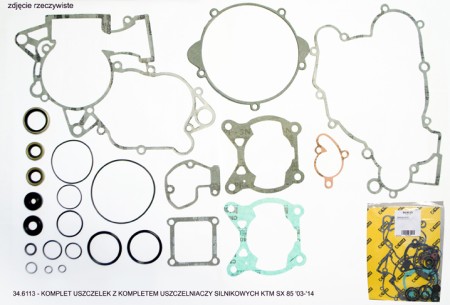 Komplet uszczelek KTM SX85 Husqvarna TC8585 