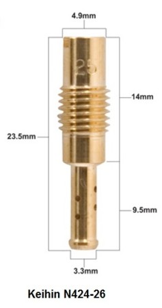 PROX DYSZA WOLNYCH OBROTÓW KEIHIN TYP N42426 ŚREDNICA #37,5 ( 1 SZT. )
