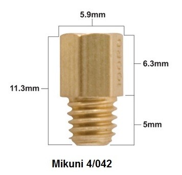 PROX DYSZA GŁÓWNA MIKUNI TYP 4/042 ŚREDNICA #150 ( 1 SZT. )