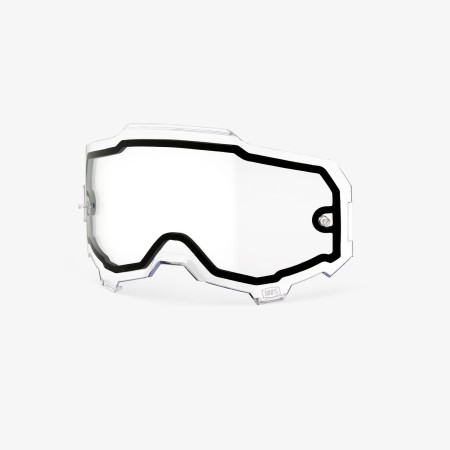 100 PROCENT ARMEGA / ARMATIC REPLACEMENT DUAL PANE CLEAR LENS  SZYBA/SZYBKA/SZYBKA DO GOGLI ARMEGA / ARMATIC KOLOR PRZEŹROCZYSTY