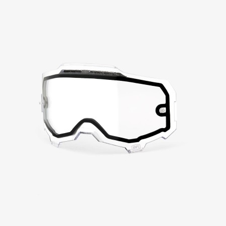 100 PROCENT ARMEGA / ARMATIC REPLACEMENT DUAL PANE VENTED CLEAR LENS  SZYBA/SZYBKA/SZYBKA PODWÓJNA WENTYLOWANA DO GOGLI ARMEGA / ARMATIC KOLOR PRZEŹROCZYSTY