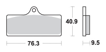 Obrazek dla: SBS WYPRZEDAŻ KLOCKI HAMULCOWE KH315 TRACK AND SPORT SINTER DO ZACISKU A.P. RACING CP 4488 TWO PAD RADIA, 4 PISTON MONOBLOCK KOLOR ZŁOTY