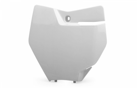 POLISPORT POLE NUMEROWE (PLASTRON) KTM SX/SXF '16'18 KOLOR BIAŁY