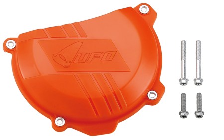 UFO Osłona pokrywy sprzęgła KTM EXC XCW SX 250/300 Husqvarna TE 250/300 1722 kolor pomarańczowy