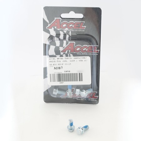 ACCEL ŚRUBY TARCZY HAMULCOWEJ PRZÓD/TYŁ (KPL. 6SZT.M6) KTM SX/SXF/EXC/EXCF '00'18