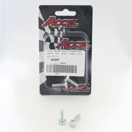 ACCEL ŚRUBY TARCZY HAMULCOWEJ PRZÓD (KPL. 4SZT.M6) HONDA CR 125/250 '88'94