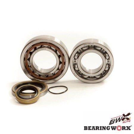 BEARING WORX ŁOŻYSKA WAŁU KORBOWEGO Z USZCZELANIACZAMI KTM SX/EXC 250/300 0419, FREERIDE 250R '14'17, HUSQVARNA TE/TC 250/300 '14'14, HUSABERG TE250/300 1114 (NTN) (MADE IN JAPAN) (241098) = CBK35001