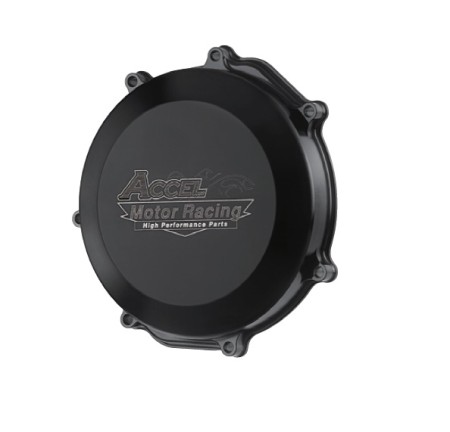 ACCEL POKRYWA SPRZĘGŁA ALUMINIOWA (Z USZCZELKĄ) YAMAHA YZF 450 '10'17 KOLOR CZARNY