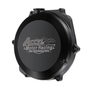 ACCEL POKRYWA SPRZĘGŁA ALUMINIOWA (Z USZCZELKĄ) SUZUKI RMZ 450 '08'16 KOLOR CZARNY