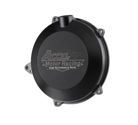 ACCEL POKRYWA SPRZĘGŁA ALUMINIOWA (Z USZCZELKĄ) KTM EXC 450/500 '12'15, HUSQVARNA 450 /501 '14'15 KOLOR CZARNY  PROMOCJA