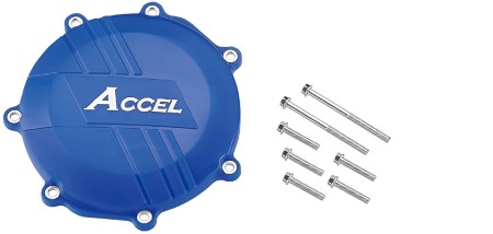 ACCEL OSŁONA POKRYWY SPRZĘGŁA (PLASTIKOWA) YAMAHA YZF450 '14'17 KOLOR NIEBIESKI