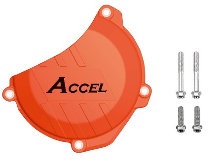 ACCEL OSŁONA POKRYWY SPRZĘGŁA (PLASTIKOWA) KTM SXF250 '16, SXF350 '16 KOLOR POMARAŃCZOWY  PROMOCJA