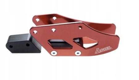 ACCEL PROWADNICA ŁAŃCUCHA KPL. HONDA CR 125/250R 0507, CRF250/450R 0506 KOLOR CZERWONY