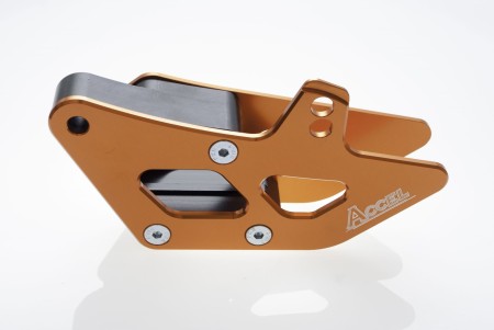 ACCEL PROWADNICA ŁAŃCUCHA KPL. KTM SX/SXF '00'07, EXC '08'13 KOLOR POMARAŃCZOWY