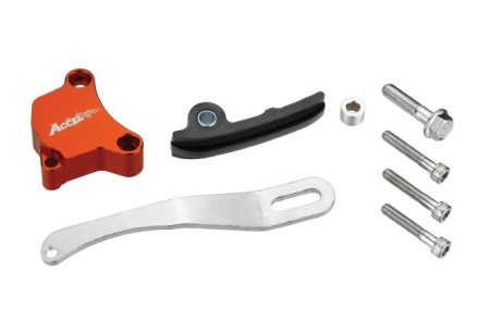 ACCEL OSŁONA SIŁOWNIKA (WYSPRZĘGLIKA) SPRZĘGŁA KTM SXF 350 (KOMPLET) KOLOR CZARNY  PROMOCJA